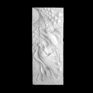 012804DX-Bassorilievo in gesso