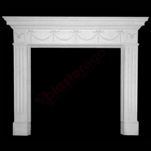 021B-Caminetto in gesso