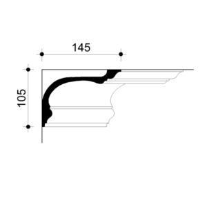 022778-Cornice in gesso