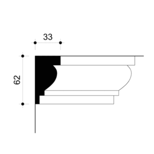 022122-Cornice in gesso