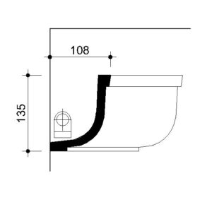 022177-Cornice in gesso