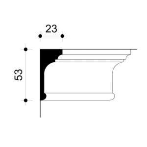 022318-Cornice in gesso