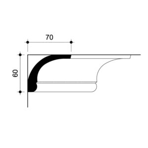 022463-Cornice in gesso