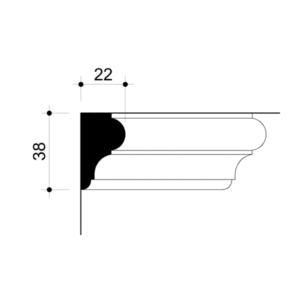 022615-Cornice in gesso