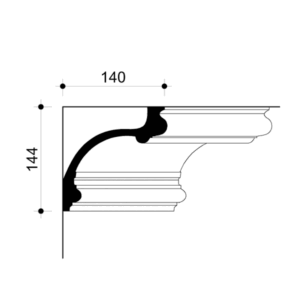 022750-Cornice in gesso