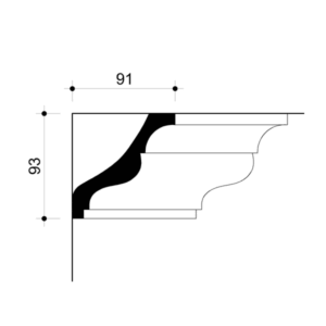 022783-Cornice in gesso