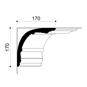 022842-Cornice in gesso