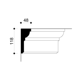 022844-Cornice in Gesso