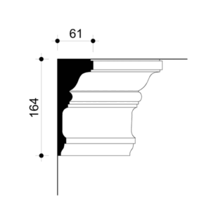 022863-Cornice in gesso