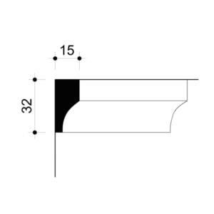 022900-Cornice in gesso