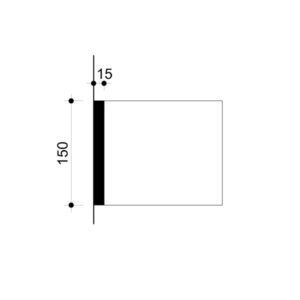 022VE15-Cornice in gesso